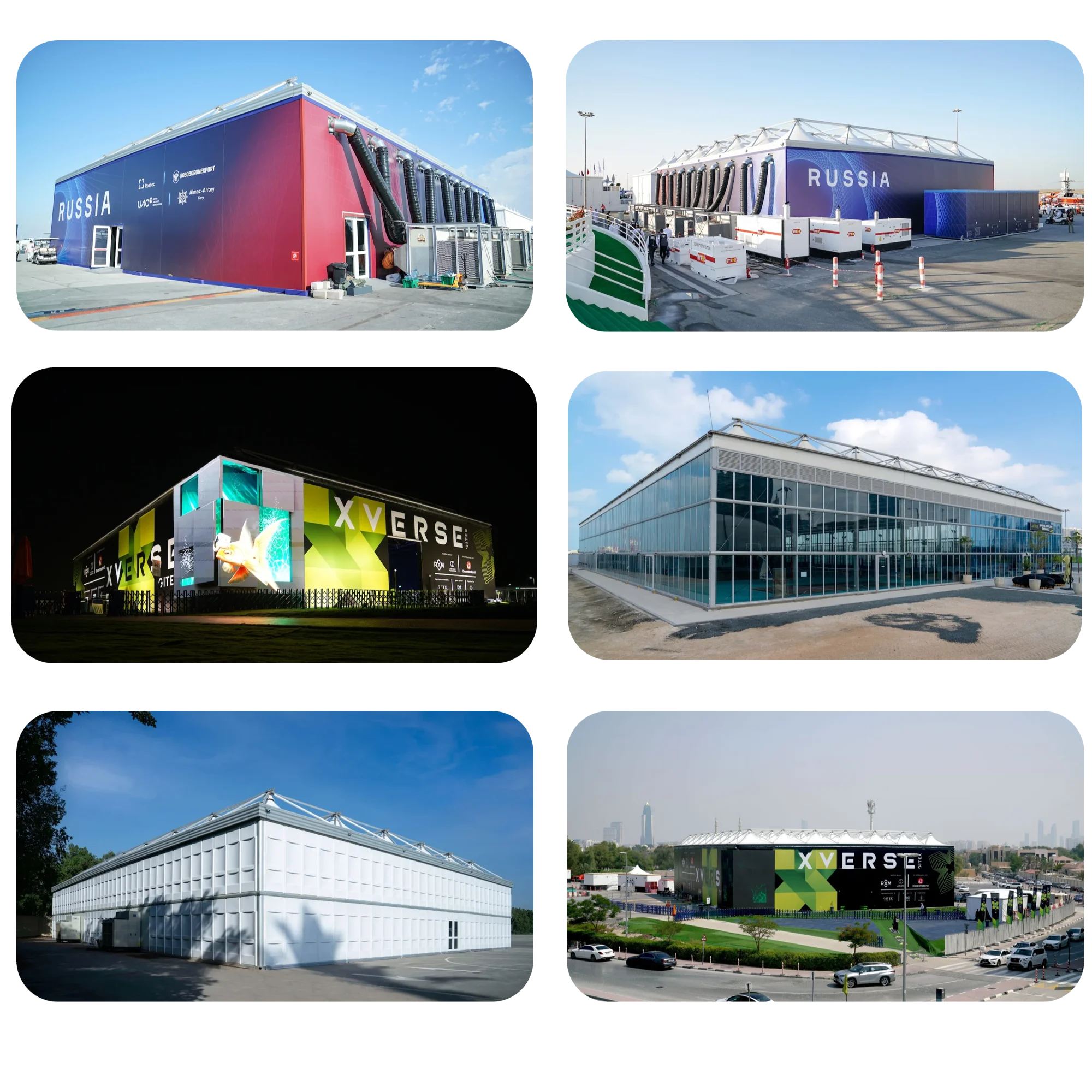 Premium tent solutions for events and exhibitions